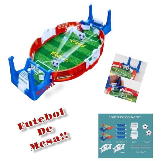 Imagem de Brinquedo Educativo Jogo De Futebol De Mesa Mini Arena Gol A Gol Estilo Pinball - Xalingo