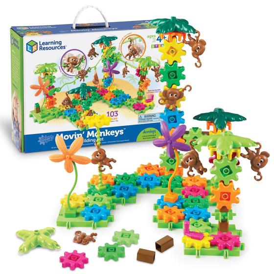Imagem de Brinquedo Educativo Learning Resources Gears! - Conjunto de Engrenagens para Montar