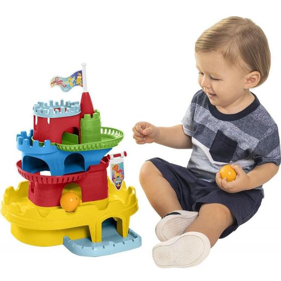 Imagem de Brinquedo educativo monta castelo c/ blocos