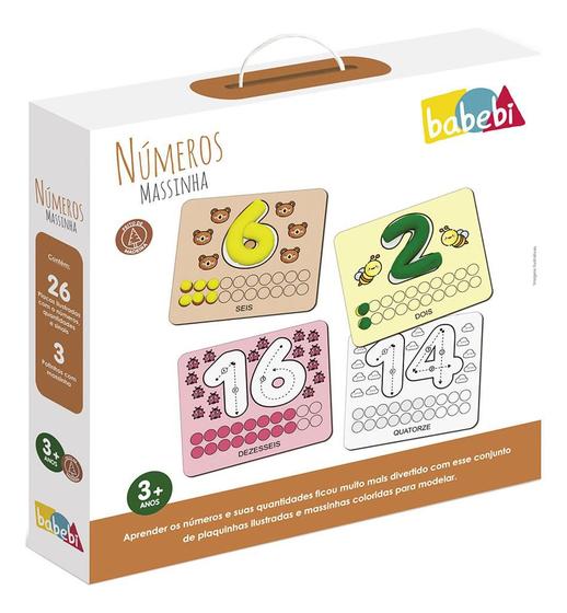 Imagem de Brinquedo Educativo Números Massinha - Babebi 6087