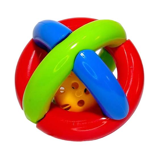 Imagem de Brinquedo Educativo Para Bebe Bola Maluquinha Chocalho Toys