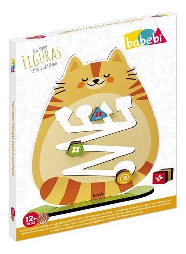 Imagem de Brinquedo Educativo Rolando Figuras Com O Gatinho Babebi