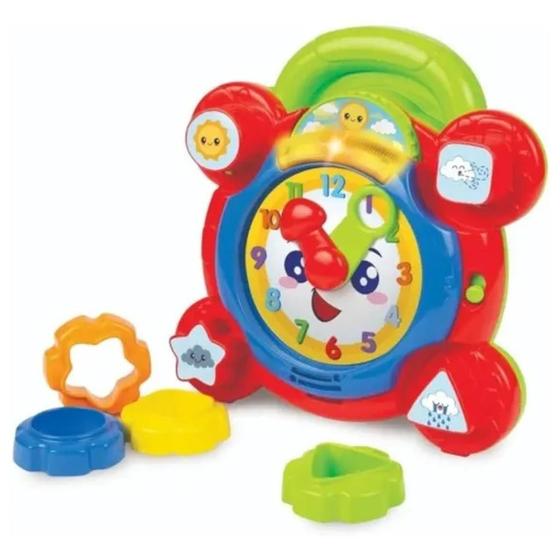 Imagem de Brinquedo Educativo Senhor Relógio Hora de Brincar Winfun