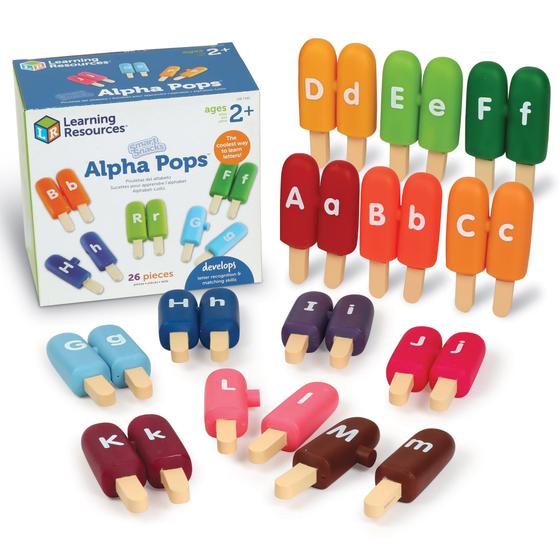 Imagem de Brinquedo Educativo Smart Snacks Alpha Pops - 26 Peças para Aprendizagem