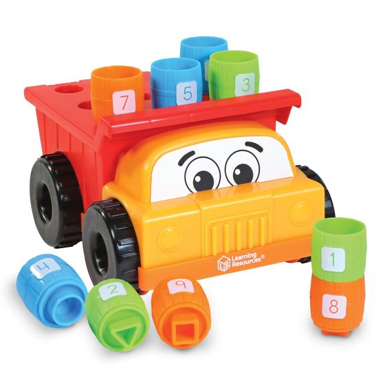 Imagem de Brinquedo Educativo Tony the Peg Stacker Caminhão de Entulho - Para Crianças Acima de 18 Meses