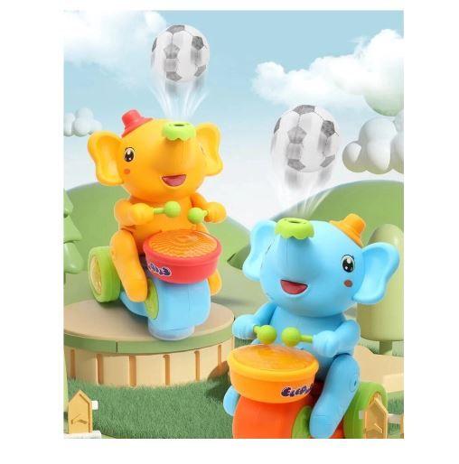 Imagem de Brinquedo elétrico musical interativo do elefante com luzes , sons, levitando, bola, brinquedo sensorial do