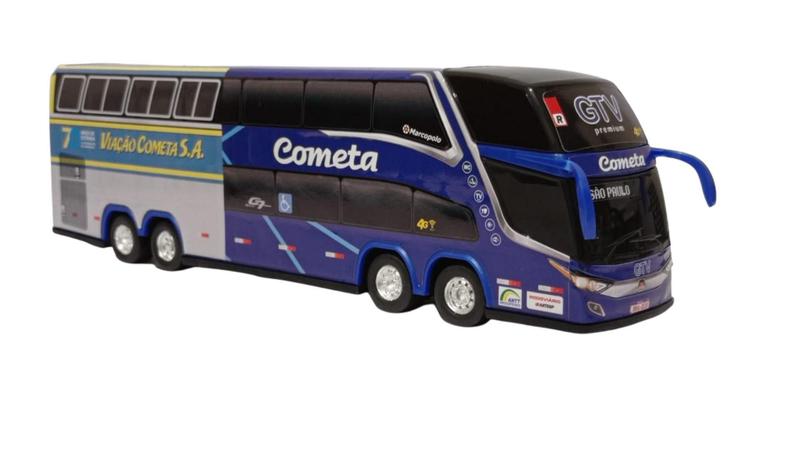 Imagem de Brinquedo Em Miniatura Ônibus Cometa Especial 2 Andares