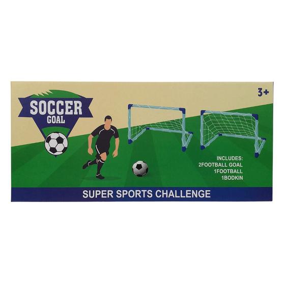 Brinquedo Em Plástico Kit Trave De Futebol Gol Menor preço em Brinquedo Em Plástico Kit Trave De Futebol Gol