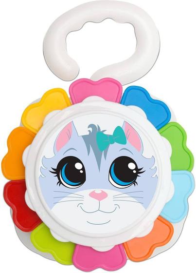 Imagem de Brinquedo Empilhar Baby Gatinho Formas Coloridas Infantil Mercotoys