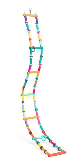 Imagem de Brinquedo Escada Big Dobrável Com Argola Colorida Pássaros