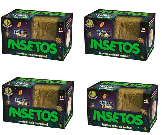 Brinquedo Escava Premio - Insetos Kit 4 unidades - DTC - Brinquedo de ...