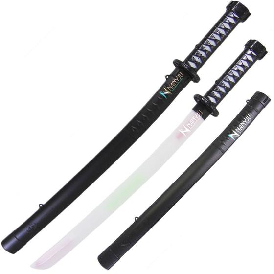 Imagem de Brinquedo Espada Ninja Katana Samurai  Com Som e Luz Led