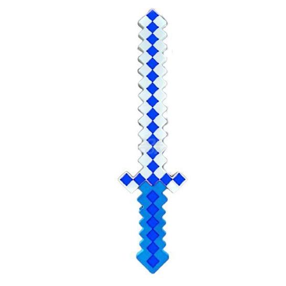 Imagem de Brinquedo Espada Pixel 58Cm Som E Luz - Azul Nº27