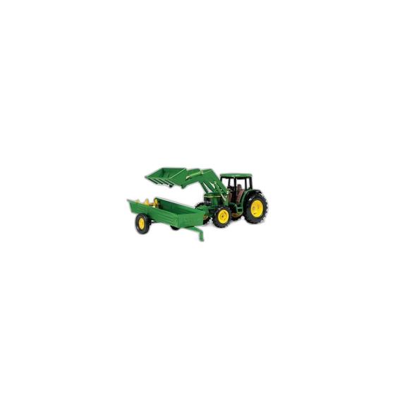 ERTL - SET de 18 pièces JOHN DEERE avec accessoires – PETERBILT plateau