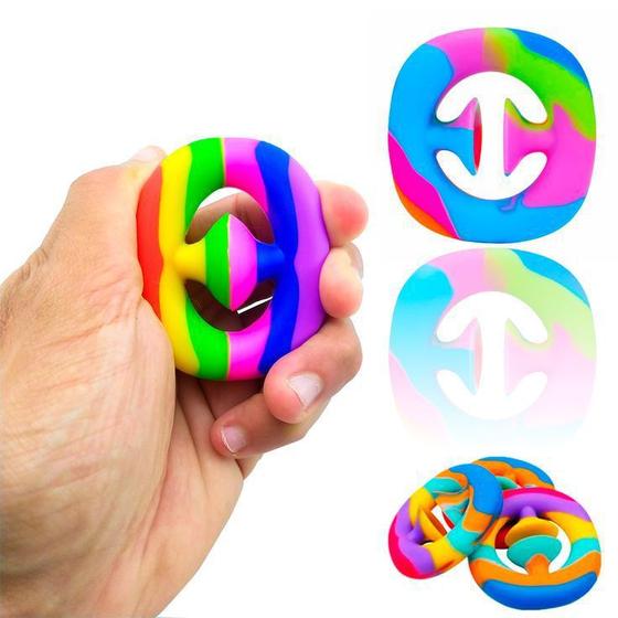 Imagem de Brinquedo Fidget Toy Antistress Push Aperto De Mão Palma Pop