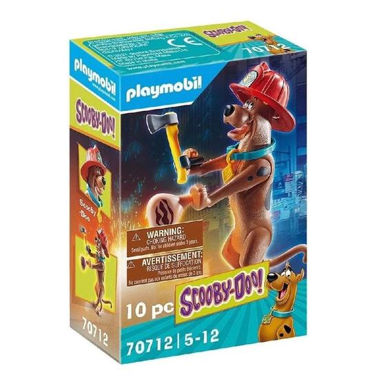 Imagem de Brinquedo Figura Playmobil Boneco Scooby Doo Bombeiro 70712