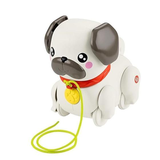 Imagem de Brinquedo Fisher Price Cachorrinho Pug Passeia Comigo- Htw94