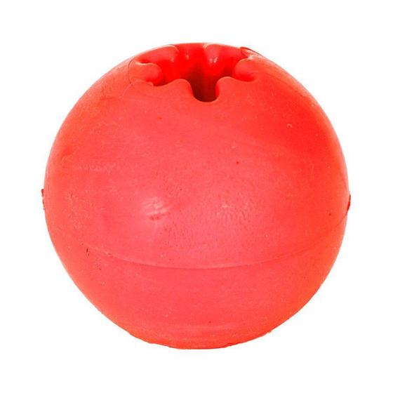 Imagem de Brinquedo Furacão Pet Bola de Borracha Maciça para Adestramento Vermelho para Cães - Tamanho 6