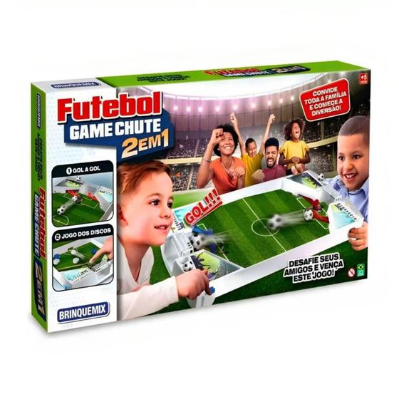 Imagem de Brinquedo Futebol De Mesa Game Chute 2 Em 1 800 - Brinquemix