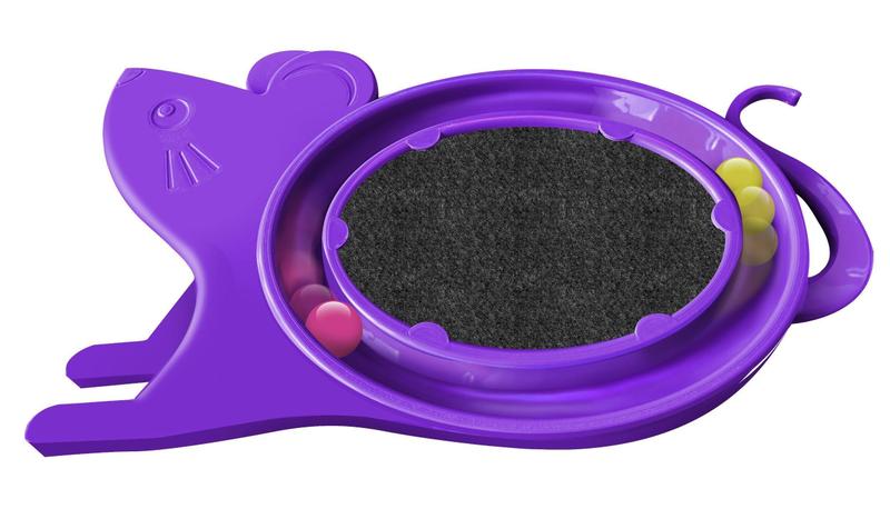 Imagem de Brinquedo Gato Arranhador Interativo Com Bolinha Lilas