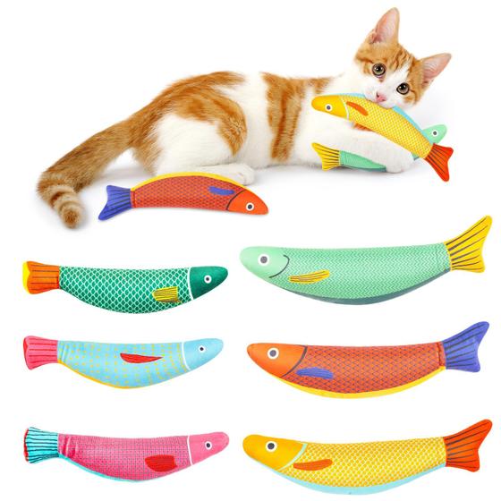 Imagem de Brinquedo Gato Catnip Chew - Pacote com X Peças