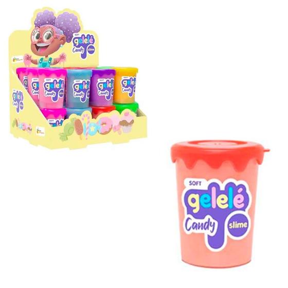 Imagem de Brinquedo Gelelé Slime Candy Soft Rosa 180g 1Un