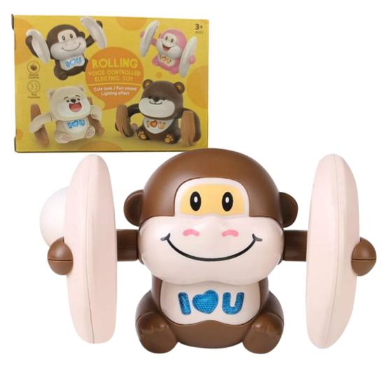 Imagem de Brinquedo Gorila Rolling Cambalhota Maluco Macaco Infantil Presente Dia Das Crianças