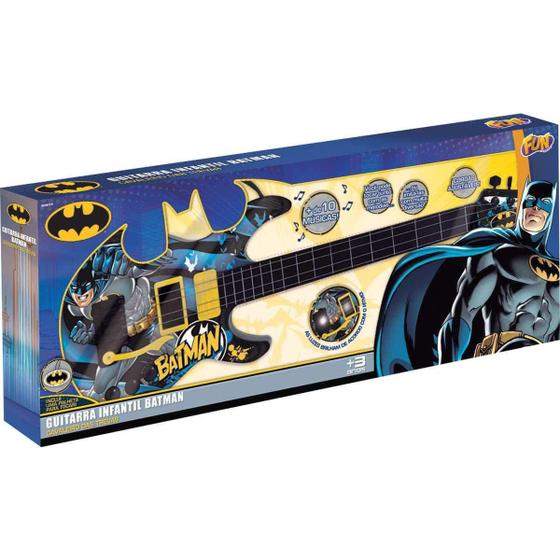 Imagem de Brinquedo Guitarra Batman Cavaleiro Das Trevas Da Fun F00042