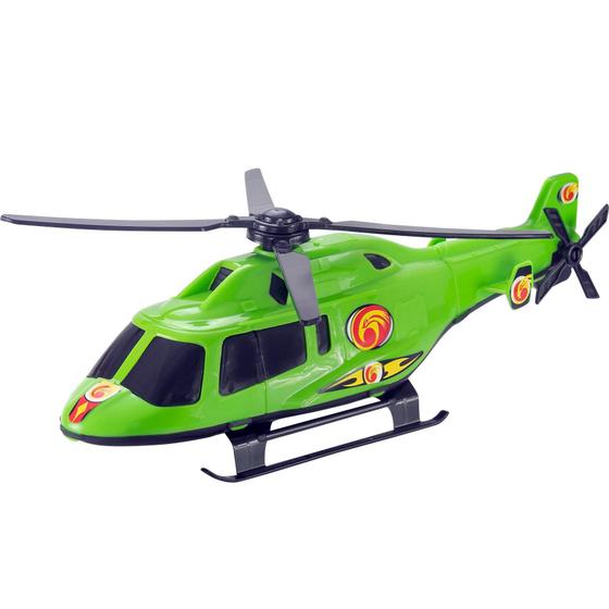 Imagem de Brinquedo Helicóptero Grande 30 Cm Meninos - Bs Toys