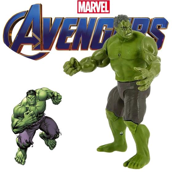 Imagem de Brinquedo Hulk Marvel Oficial Para Criançada Pequeno Ideal Para Presente Bonito