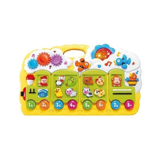 Imagem de Brinquedo Infant Trenzinho Educativo Som Dm Toys Dmt 4744