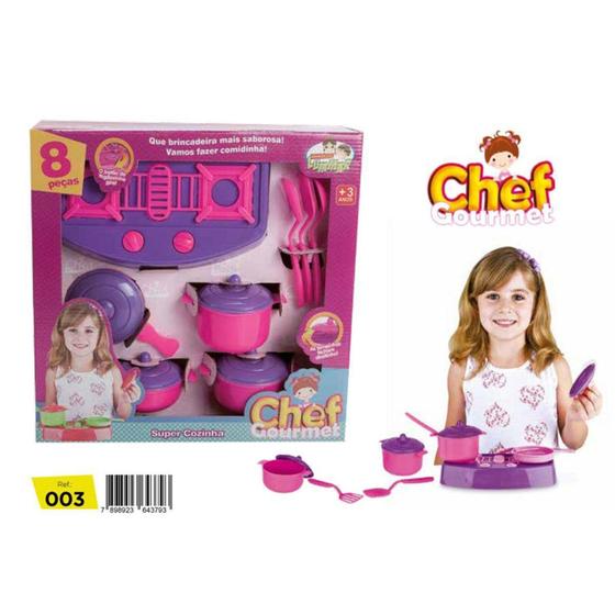 Imagem de Brinquedo Infantil Aprendendo a Cozinhar Chef Gourmet dia das Crianças - LUMMAR