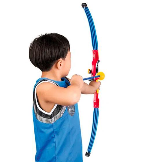 Imagem de Brinquedo Infantil Arco e Flecha Arqueiro Alvo Crianças Jogos Meninos