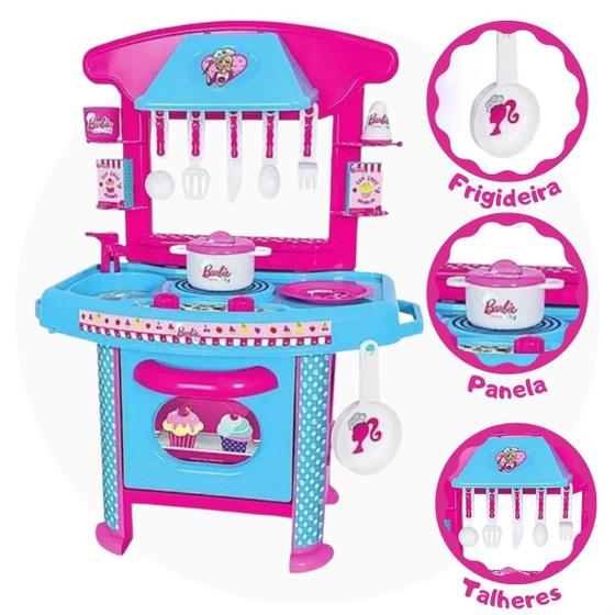 Brinquedo Infantil Barbie Cheff Cozinha FogÃozinho Menor preço em Brinquedo Infantil Barbie Cheff Cozinha FogÃozinho