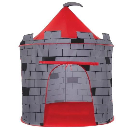 Imagem de Brinquedo Infantil Barraca Castelo Torre Vermelha Com Bolsa