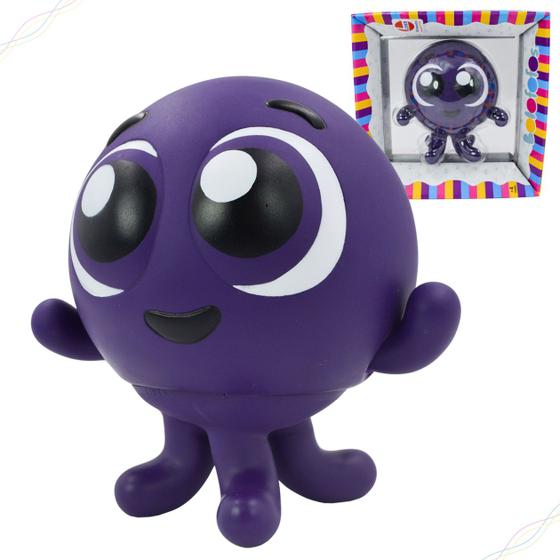 Brinquedo Infantil Boneco De Vinil Bolofofo Pow Roxo Líder - Lider ...
