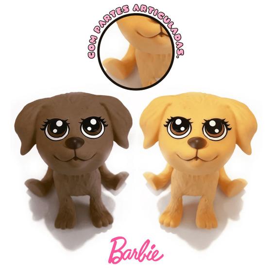 Brinquedo Infantil Boneco Mini Pet Barbie Casinha Articulado - Pupee ...