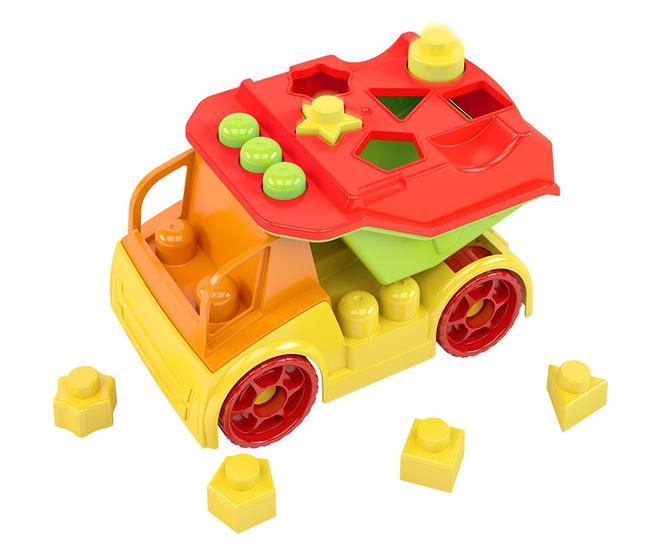 Imagem de Brinquedo Infantil Caminhão American Truck Blocos De Montar