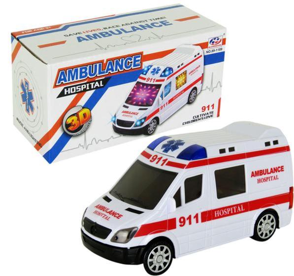 Brinquedo Infantil Carrinho De Ambulância Som e Luz Sirene - Toy King ...