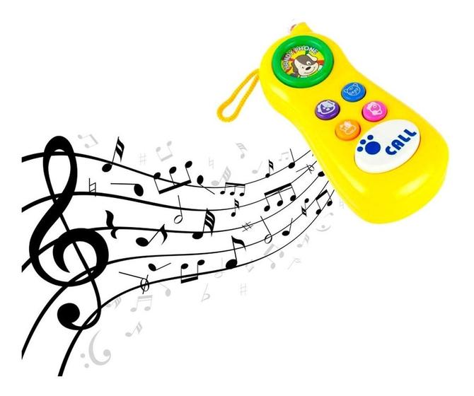 Imagem de Brinquedo Infantil Celular Telefone Luz e Sons Musical Toy