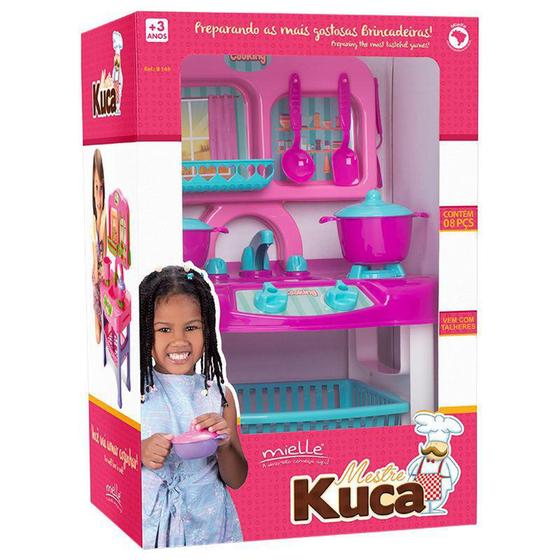 Imagem de Brinquedo Infantil Cozinha Mestre Kuca Com Super Fogão - Mielle