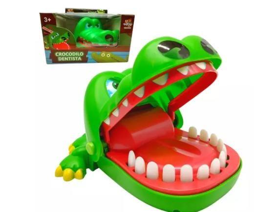 Imagem de Brinquedo Infantil Crocodilo Mágico Com Luzes E Som.