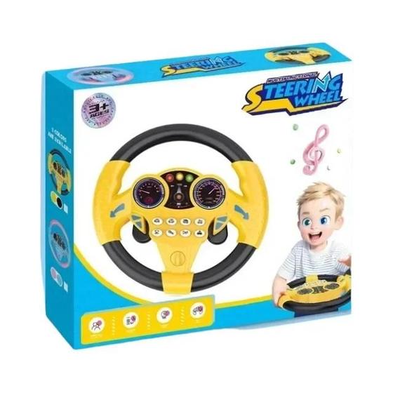 Imagem de Brinquedo Infantil de Volante Educativo - Simulação de Carro com Sons