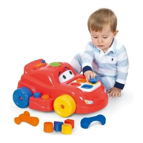 Brinquedo Infantil Didático Carro De Atividades Educativo Carrinho ...