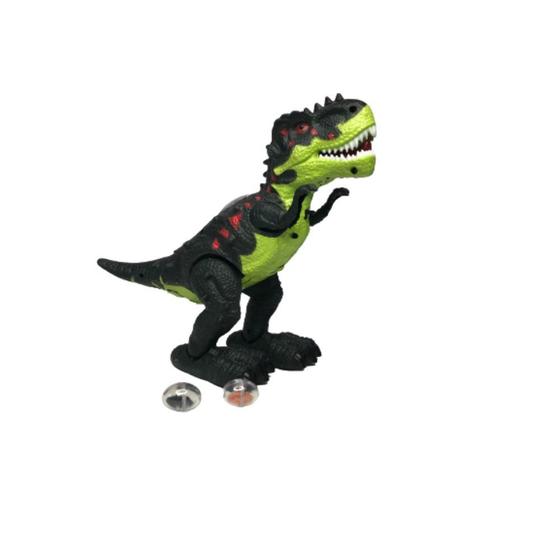 Imagem de Brinquedo Infantil Dinossauro que Anda e Bota Ovo Com Luz e Som Jr Toys  
