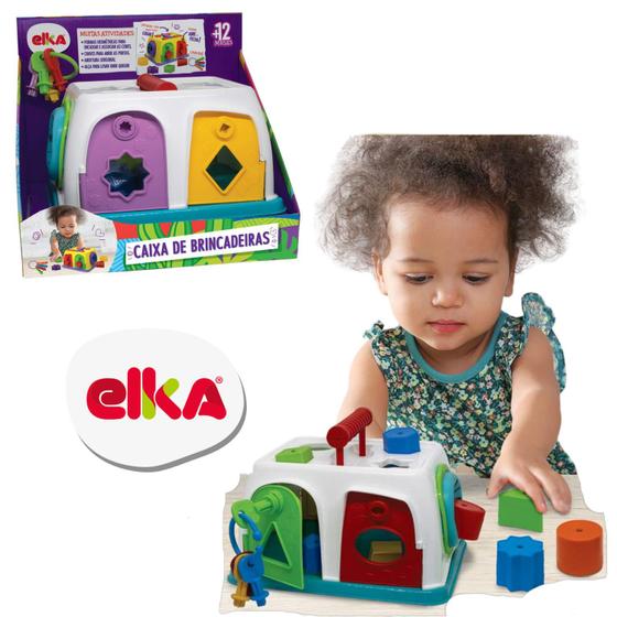 Imagem de Brinquedo Infantil Educativo Caixa De Brincadeiras Divertido