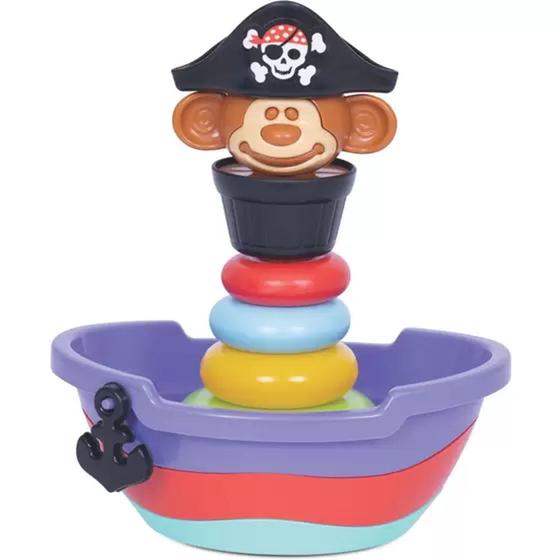 Imagem de Brinquedo Infantil Empilha Baby Pirata - Mercotoys 432