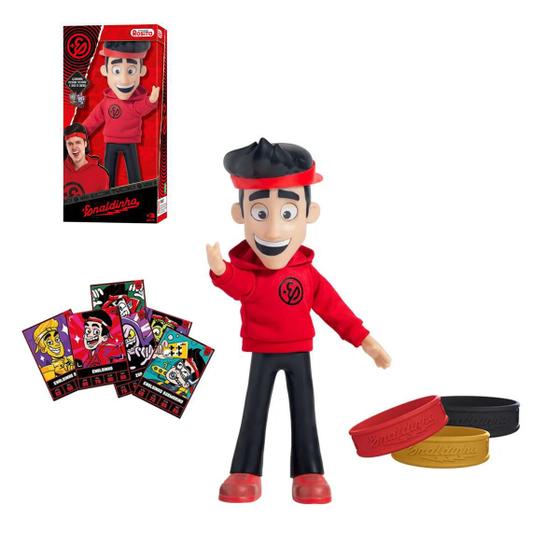 Brinquedo Infantil Figura de Ação Boneco Enaldinho Youtuber com Pulseiras e Cartas do Poder Original Lançamento Menor preço em Brinquedo Infantil Figura de Ação Boneco Enaldinho Youtuber com Pulseiras e Cartas do Poder Original Lançamento