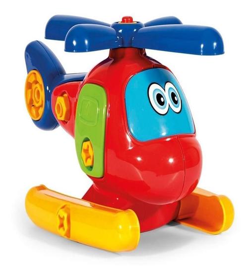 Imagem de Brinquedo Infantil Helicóptero Didático Montar E Desmontar - Poliplac