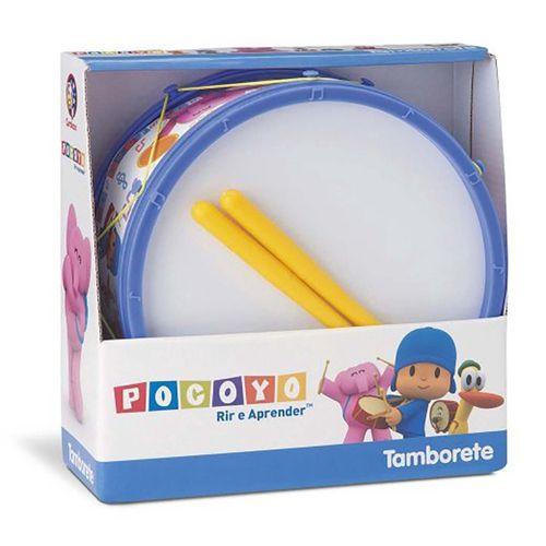 Brinquedo Infantil Instrumento Musical Tamborete Turma do Pocoyo